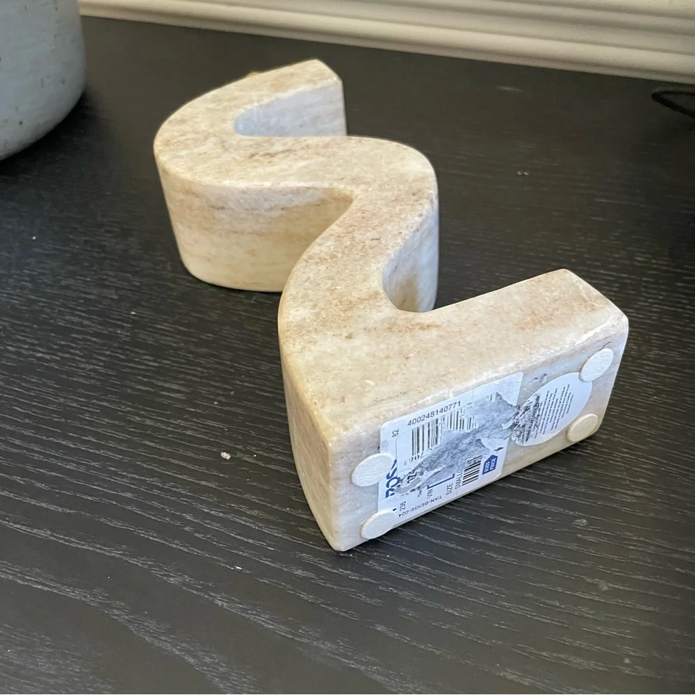 Marble candle holder